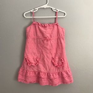 Size: 4 little girls pink dress